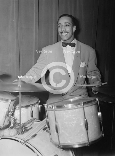 Portrait of J. C. (James Charles) Heard, Café Society (Downtown)(?), New York, N.Y., ca. July 1946. Creator: William Paul Gottlieb.