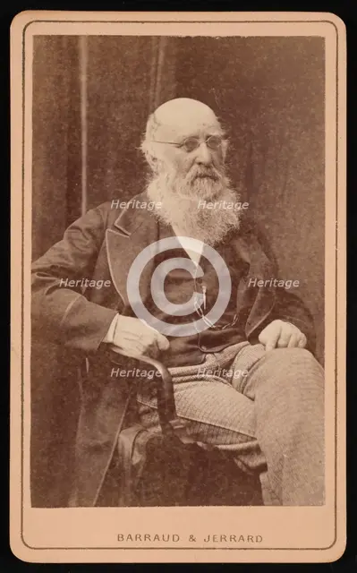 Portrait of J. H. Silbert, Before 1877. Creator: Barraud & Jerrard.