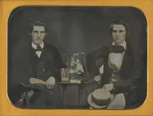 Portrait of J.M. Quay and W.A.H. Town, 1854. Creator: Unknown