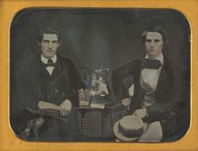 Portrait of J.M. Quay and W.A.H. Town, 1854. Creator: Unknown
