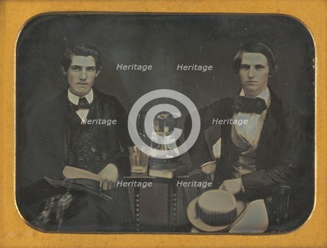 Portrait of J.M. Quay and W.A.H. Town, 1854. Creator: Unknown.
