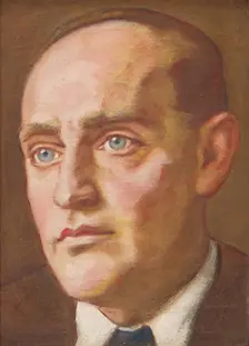 Portrait of J. P, 1920-1929. Creator: Milan Thomka Mitrovsky
