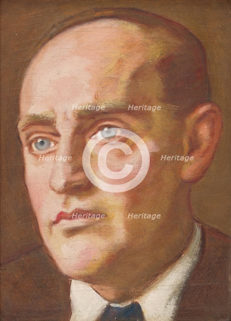 Portrait of J. P, 1920-1929. Creator: Milan Thomka Mitrovsky.