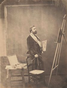 Portrait of J. Savile Lumley, Madrid, 1859. Creator: Gustave Penabert