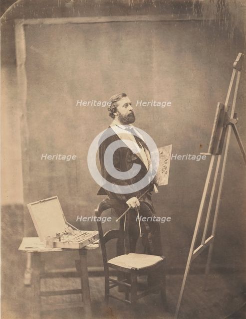 Portrait of J. Savile Lumley, Madrid, 1859. Creator: Gustave Penabert.