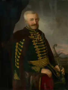 Portrait of J. Szmrecsányi, c1844. Creator: Jozef Bozetech Klemens