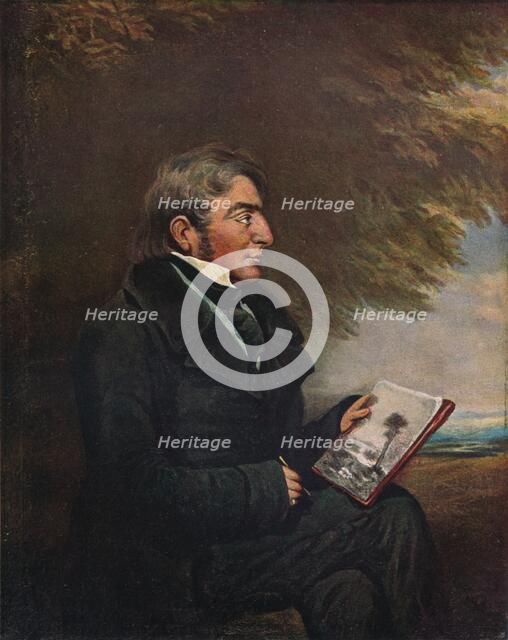 'Portrait of JMW Turner', c1841 (1904). Artist: Charles Turner.