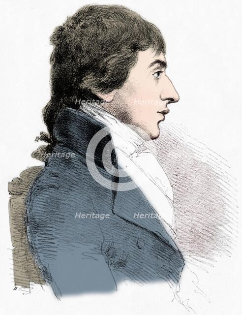 'Portrait of JMW Turner', c1827 (1904). Artist: Charles Turner.