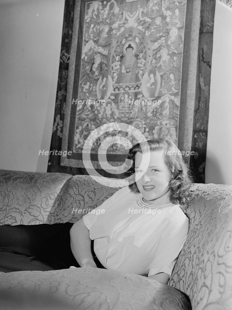 Portrait of Jo Stafford, New York, N.Y.(?), ca. July 1946. Creator: William Paul Gottlieb.