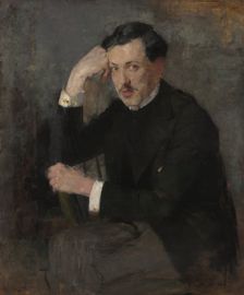 Portrait of Józef Czajkowski-two-sided painting, 1894. Creator: Olga Boznanska