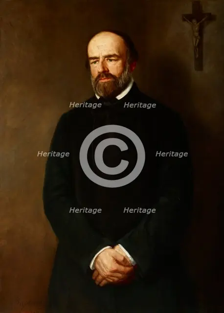 Portrait of Józef Bohdan Zaleski, 1857. Creator: Leon Kaplinski.