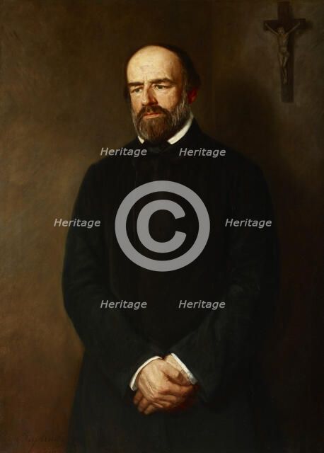 Portrait of Józef Bohdan Zaleski, 1857. Creator: Leon Kaplinski.