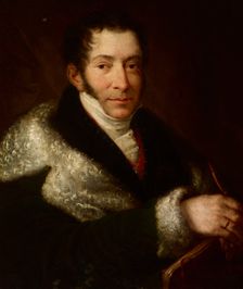 Portrait of Józef Brodowski, 1837. Creator: Rafal Hadziewicz
