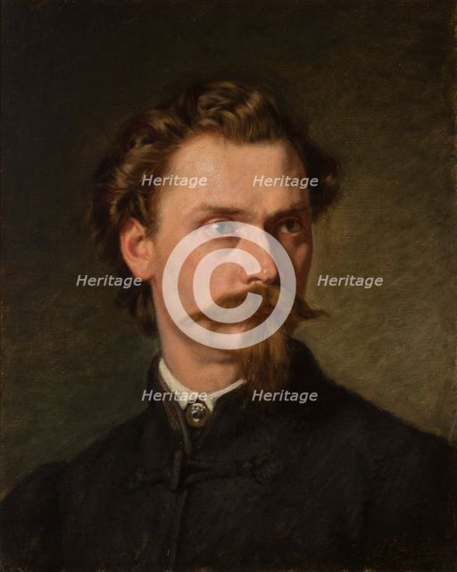 Portrait of Józef Jaroszynski, c1860. Creator: Leopold Loeffler.