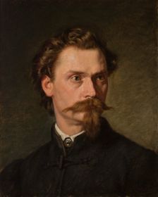Portrait of Józef Jaroszynski, c1860. Creator: Leopold Loeffler