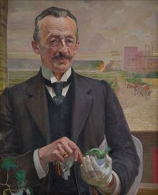 Portrait of Józef Sare, Vice-President of the City of Krakow, 1913. Creator: Jacek Malczewski