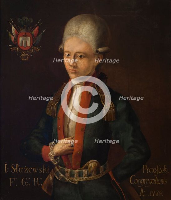 Portrait of Józef Sluzewski, Later General (Copy), 1779, 1896. Creator: Unknown.