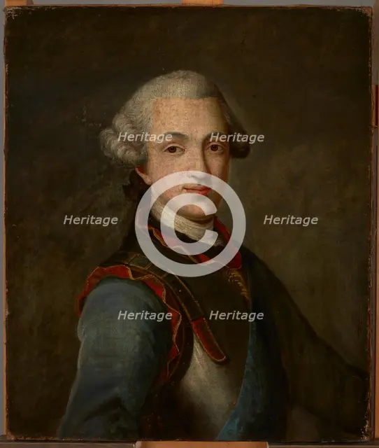 Portrait of Józef Paulin Sanguszko (1740-1781), Grand Marshal of Lithuania, 3rd quarter of 19th cent Creator: Unknown.