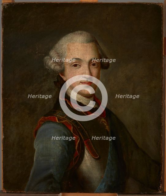 Portrait of Józef Paulin Sanguszko (1740-1781), Grand Marshal of Lithuania, 3rd quarter of 19th cent Creator: Unknown.