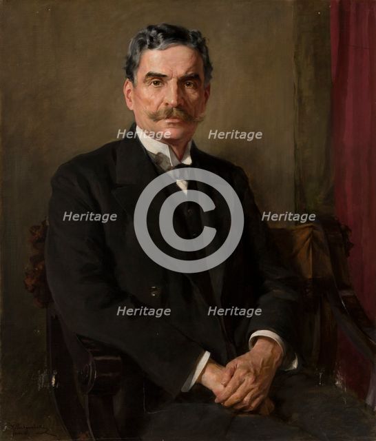 Portrait of Józef Pakies, between 1914-1915. Creator: Kazimierz Pochwalski.