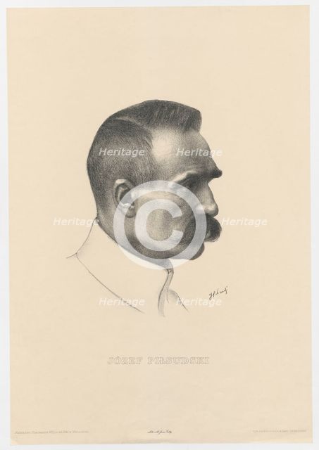 Portrait of Jozef Pilsudski (1867-1935), 1921.