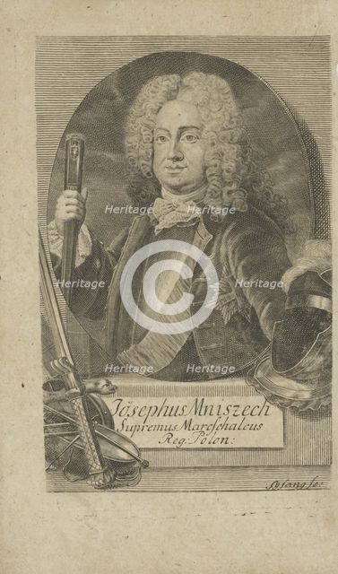Portrait of Jozef Wandalin Mniszech (1670-1747) , before 1734. Creator: Anonymous.