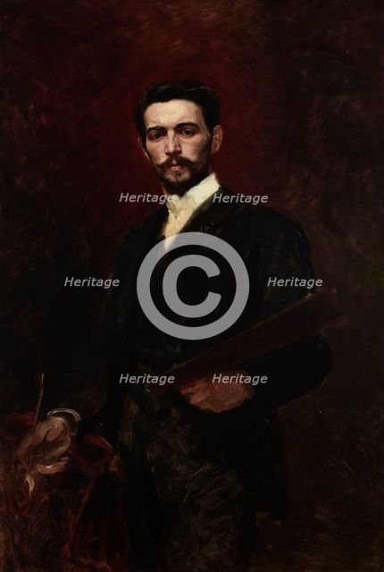 Portrait of Józef Unierzyski, c1887. Creator: Stanislaw Jakub Rostworowski.