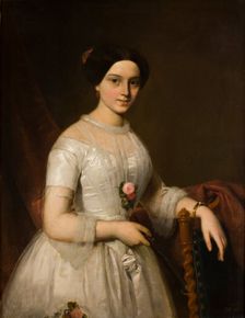 Portrait of Józefa Jablonowska née Piwocka, 1852. Creator: Alojzy Rejchan