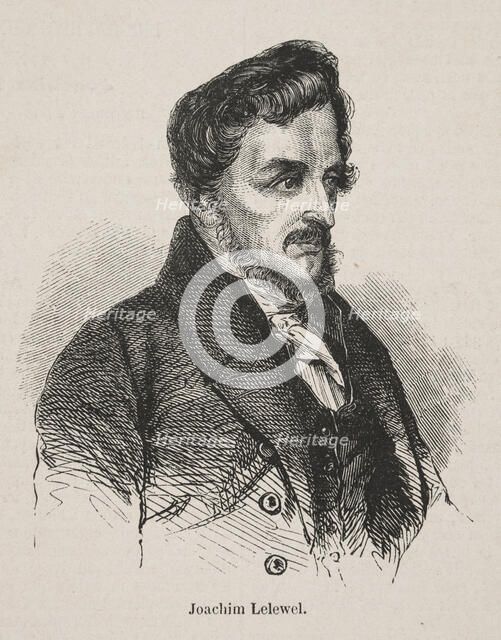 Portrait of Joachim Lelewel (1786-1861). Creator: Anonymous.