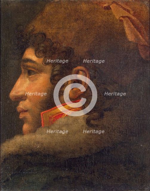 Portrait of Joachim Murat, 1820. Creator: Anne-Louis Girodet de Roussy-Trioson.