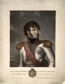 Portrait of Joachim Murat, ca 1806. Artist: Gregorius, Albert (1774-1853)