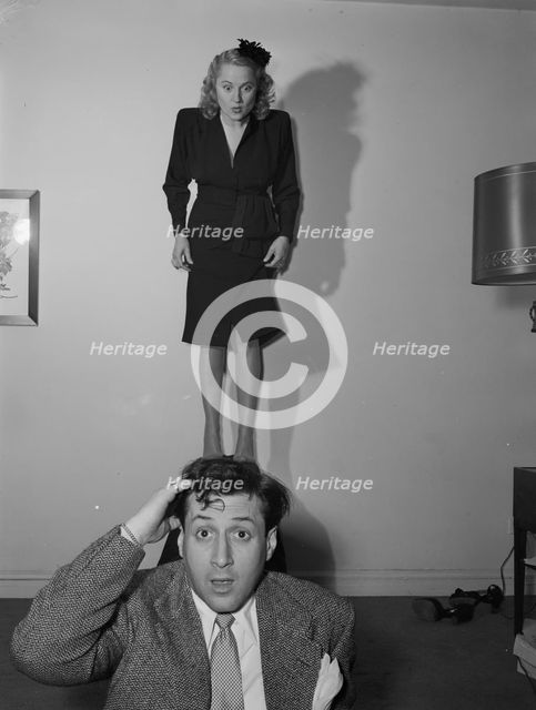 Portrait of Joan Brooks and Duke Niles, New York, N.Y., ca. Apr. 1947. Creator: William Paul Gottlieb.