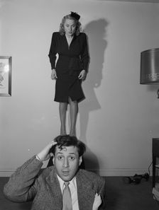 Portrait of Joan Brooks and Duke Niles, New York, N.Y., ca. Apr. 1947. Creator: William Paul Gottlieb