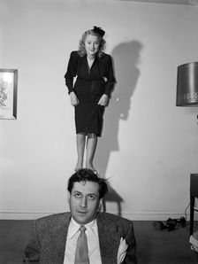 Portrait of Joan Brooks and Duke Niles, New York, N.Y., ca. Apr. 1947. Creator: William Paul Gottlieb