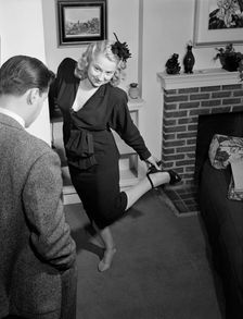 Portrait of Joan Brooks and Duke Niles, New York, N.Y., ca. Apr. 1947. Creator: William Paul Gottlieb