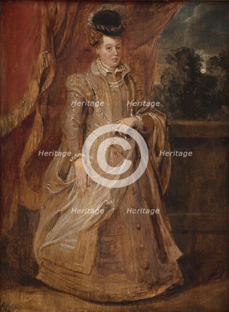 Portrait of Joanna of Austria (1547-1578), Grand Duchess of Tuscany, 1622-1623. Creator: Rubens, Pieter Paul (1577-1640).