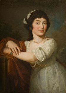 Portrait of Joanna Dzierzbicka, c1790, c1800. Creator: Jozef Franciszek Pitschmann