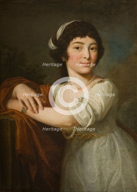 Portrait of Joanna Dzierzbicka, c1790, c1800. Creator: Jozef Franciszek Pitschmann.