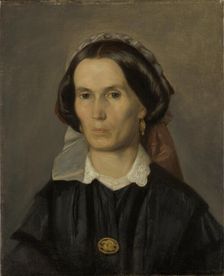 Portrait of Joanna Dziubandowska, c1860. Creator: Aleksander Kotsis
