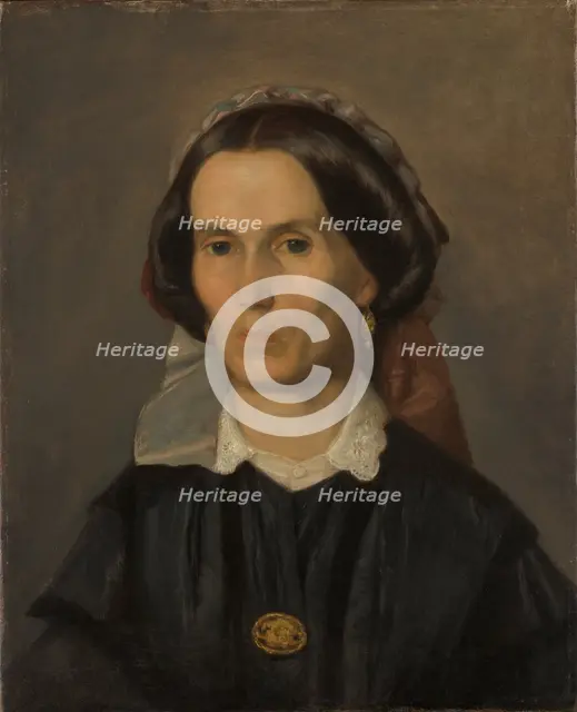 Portrait of Joanna Dziubandowska, c1860. Creator: Aleksander Kotsis.