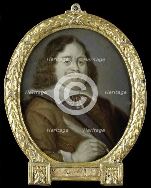Portrait of Joannes Cools (born 1611), Jurist, Historian and Latin Poet in Hoorn, 1700-1732. Creator: Arnoud van Halen.