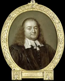 Portrait of Joannes Fredericus Gronovius, Philologist and Jurist, Professor in Leiden, 1732-1771. Creator: Jan Maurits Quinkhard