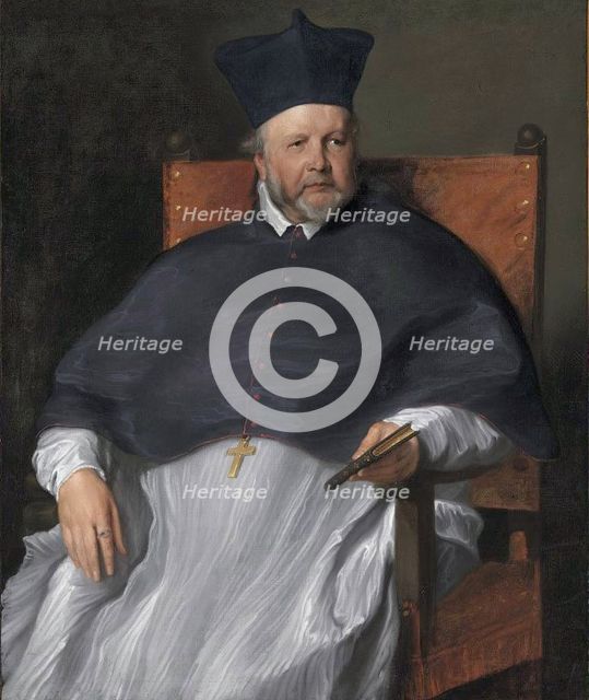 Portrait of Joannes Malderus, bishop of Antwerp, 1629. Creator: Anthony van Dyck.