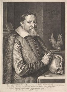 Portrait of Joannes Neyen, General of the Order of Franciscan Friars, Ambassador in Trier, 1608. Creator: Michiel van Mierevelt