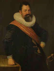 Portrait of Jochem Hendricksz Swartenhont (1566-1627), 1627. Creator: Nicolaes Eliasz Pickenoy