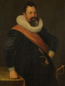 Portrait of Jochem Hendricksz Swartenhont (1566-1627), 1627. Creator: Nicolaes Eliasz Pickenoy