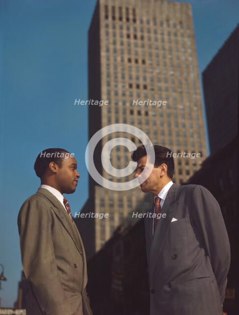 Portrait of Joe Marsala, 52nd Street, New York, N.Y., ca. 1948. Creator: William Paul Gottlieb.