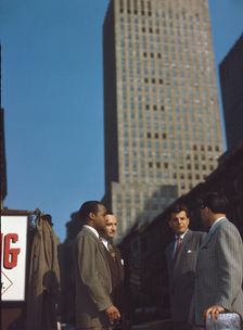 Portrait of Joe Marsala, 52nd Street, New York, N.Y., ca. 1948. Creator: William Paul Gottlieb