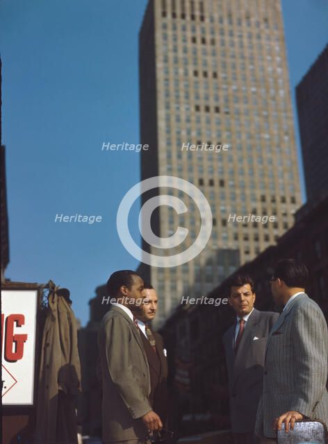 Portrait of Joe Marsala, 52nd Street, New York, N.Y., ca. 1948. Creator: William Paul Gottlieb.