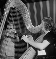 Portrait of Joe Marsala and Adele Girard, Hickory House, New York, N.Y., 1946. Creator: William Paul Gottlieb